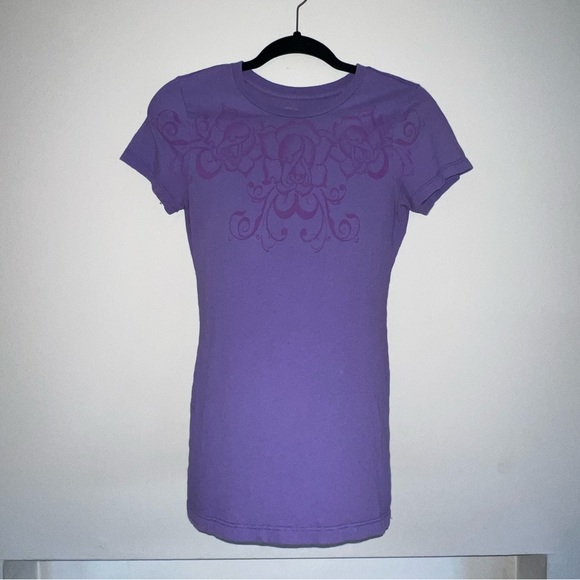 Purple Rhinestone Back Tee - Medium - Picture 3 of 15